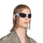 Skin Xxl Cat Sunglasses in Silver - Image 6